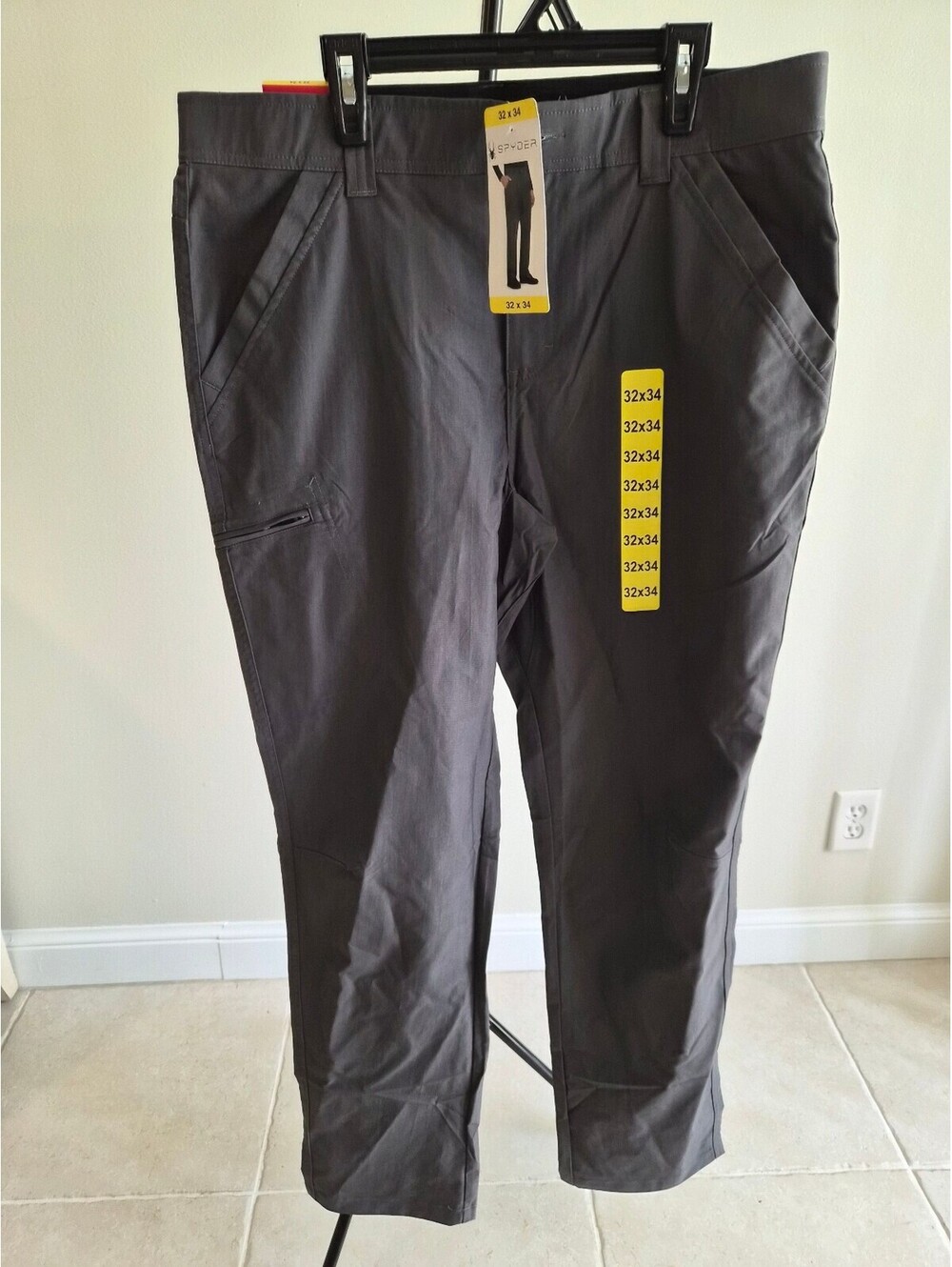 Spyder Men's Gray Pants Size 32x34 0097